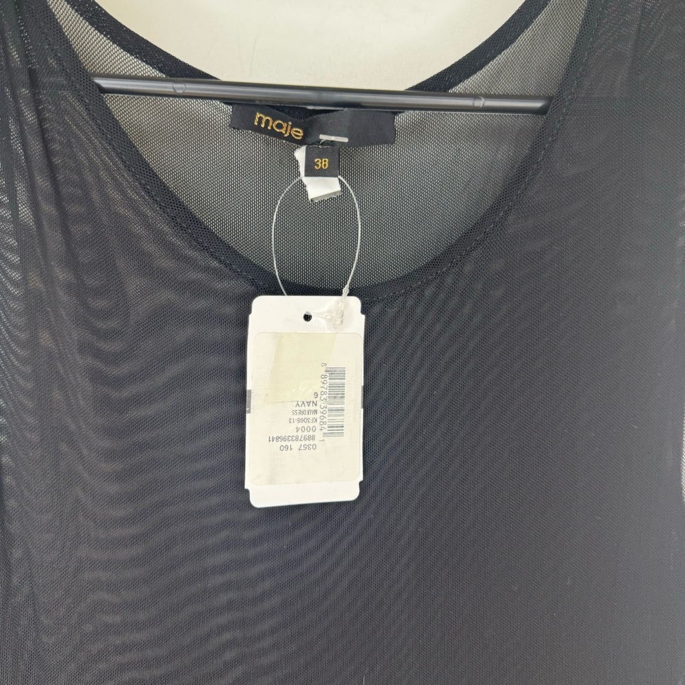 Maje Maui Mesh Skater Dress - Picture 2 of 7
